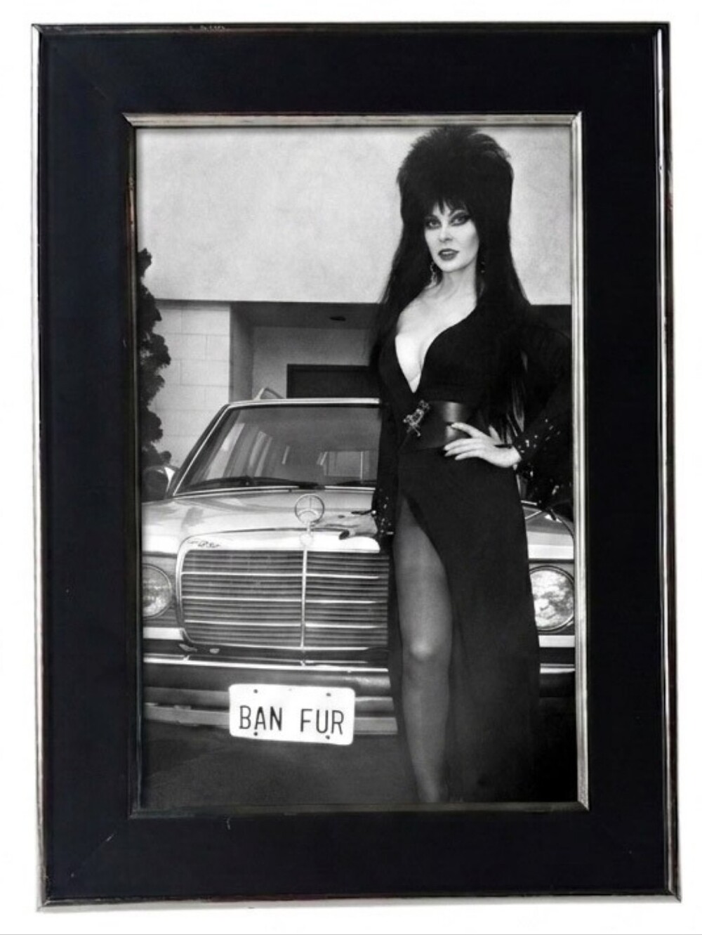 Elvira Car Horror Queen Cult Classic Gothic Punk Rock Biker Goth Vintage 80s